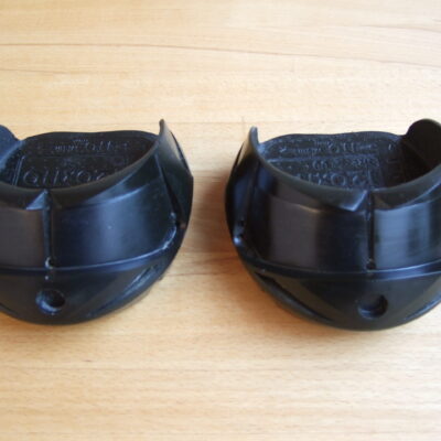 Unterschalen Viper - Paar - 120x110 - schwarz mit Spikes